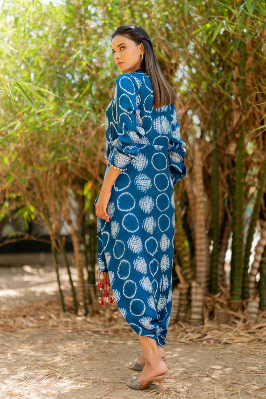 Shibori Wrap Jumpsuit