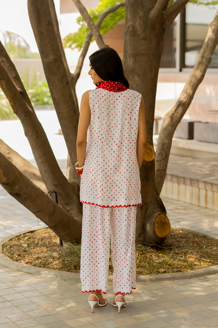 Cowl Pant Set with SL Top