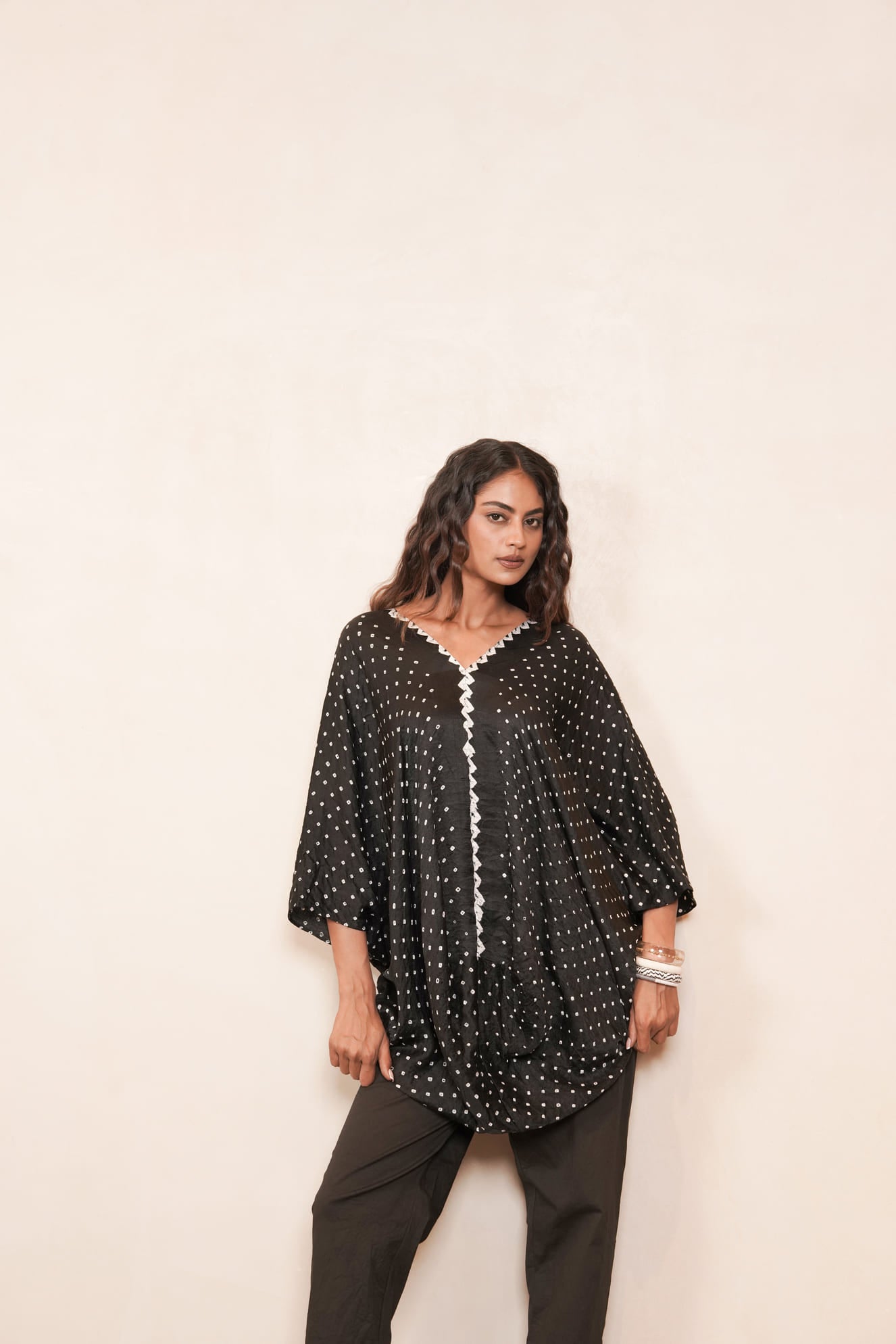 MIDNIGHT DRAPE TOP