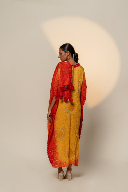 Drape Dress-Valley of Flowers