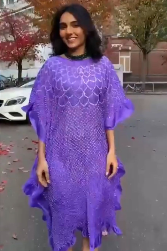 Sunflower Kaftan-Lavender