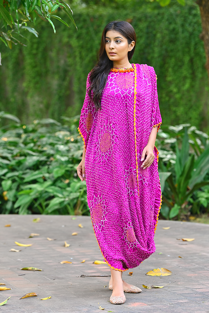 Drape Dress-Valley of Flowers